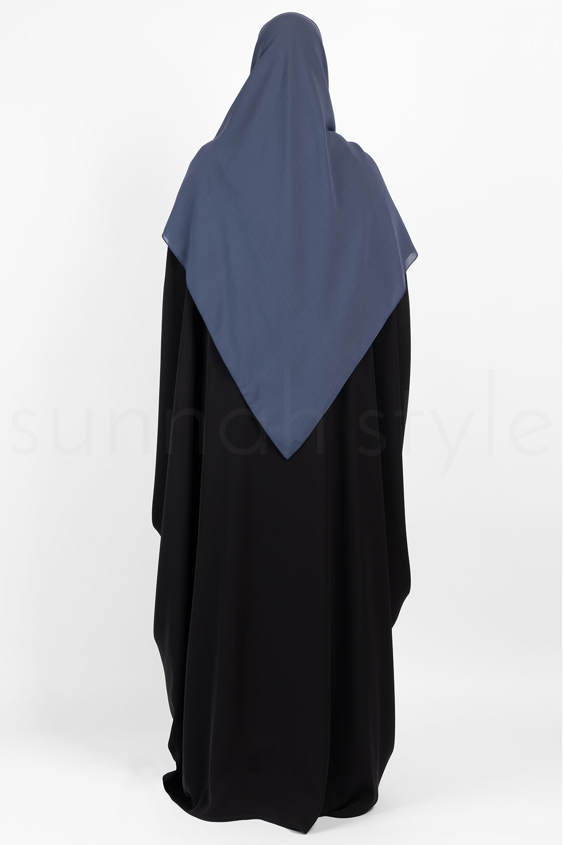 Sunnah Style Essentials Square Hijab Large Steel Blue